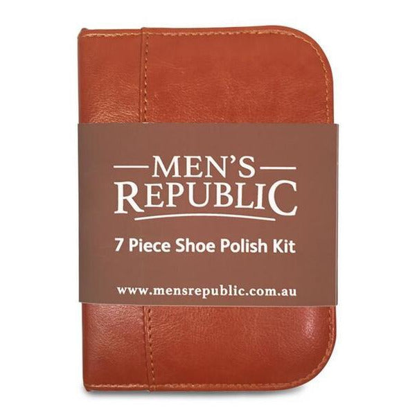 7 piece shoe shine polish kit