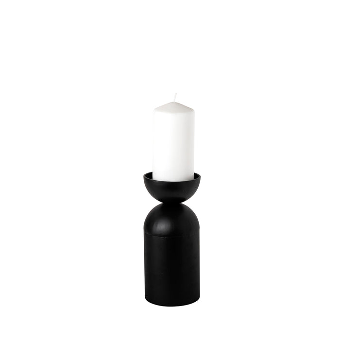 Metal Cylindrical Candle Holder