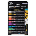 Metallic Acrylic Markers Signature 9pc