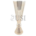 Metallic Trumpet Vase, 30in, Rose Gold