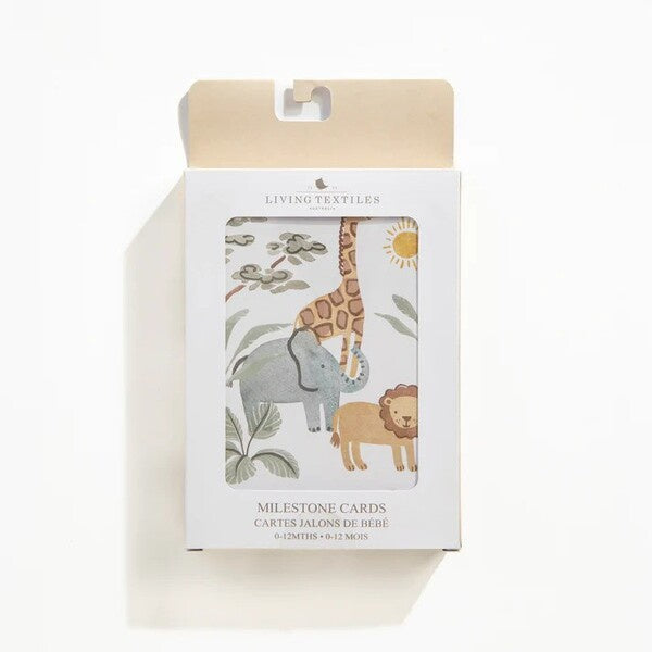 wild safari milestone cards