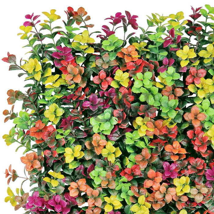 Mini Ivy Leaf Green Hedge Mat, 20x20in, Multi