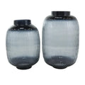 Modern Blue Glass Vase Collection