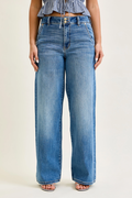 Molly High Rise Trouser Denim Short Inseam