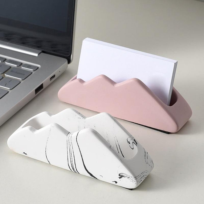 Mountain design business card holder mold - madmolds -