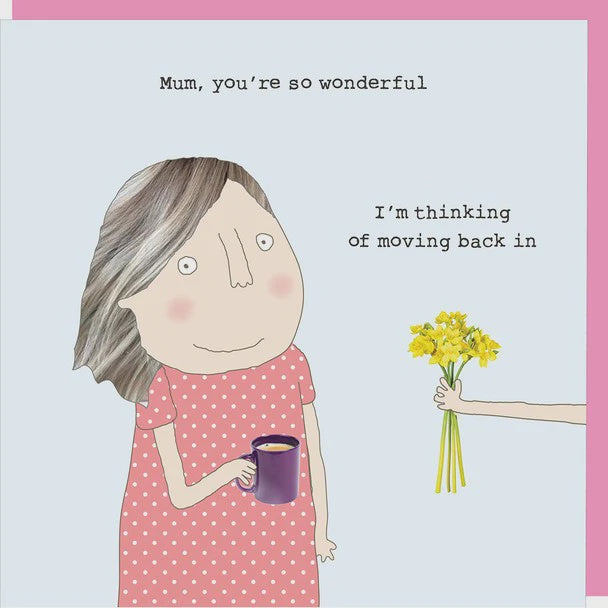 Rosie made a thing mum card