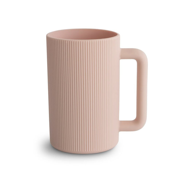 Mushie - Bath Rinse Cup - Blush - Mabel & Fox