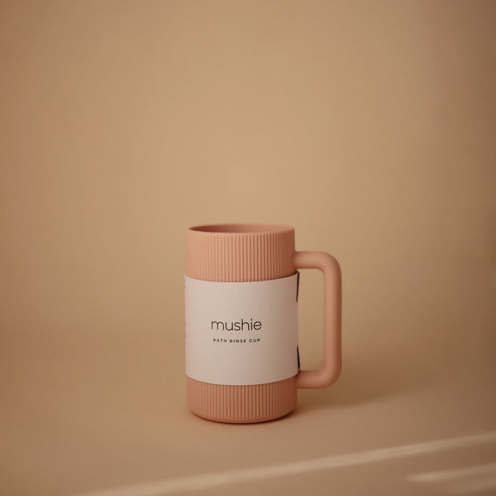 Mushie - Bath Rinse Cup - Blush - Mabel & Fox