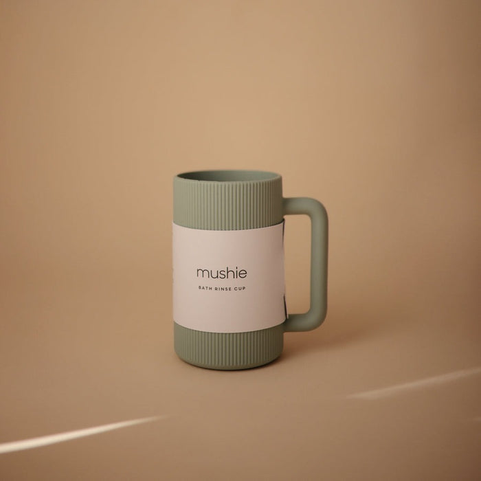 Mushie - Bath Rinse Cup - Cambridge Blue - Mabel & Fox