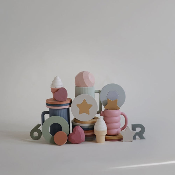 Mushie - Foam Bath Puzzle - Mabel & Fox