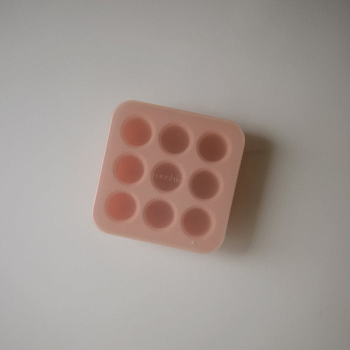 Mushie - Fresh Food Feeder Freezer Tray - Blush - Mabel & Fox