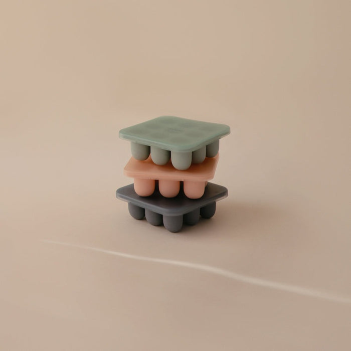 Mushie - Fresh Food Feeder Freezer Tray - Blush - Mabel & Fox
