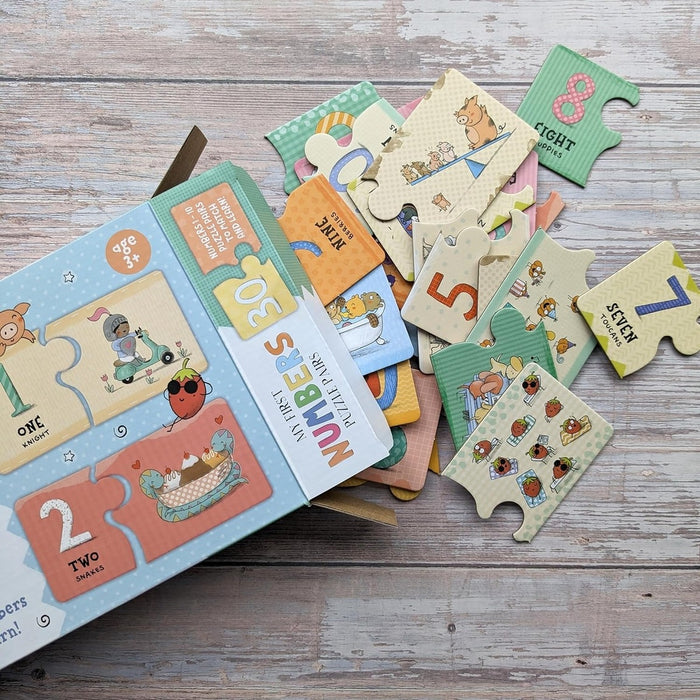 My First Numbers Puzzle Pairs - Mabel & Fox