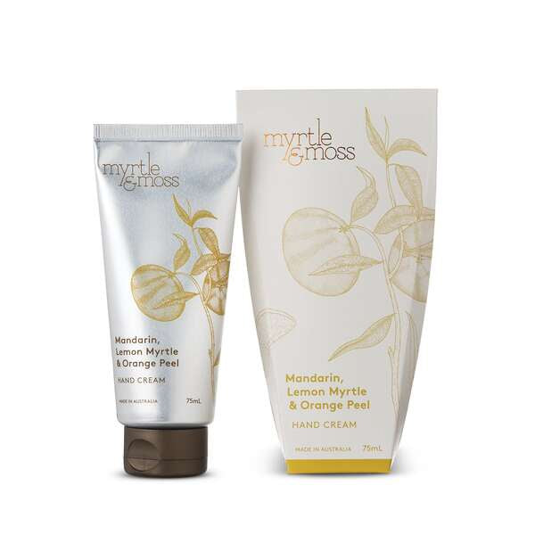 myrtle and moss citrus mandarin lemon and orange hand cream 75ml