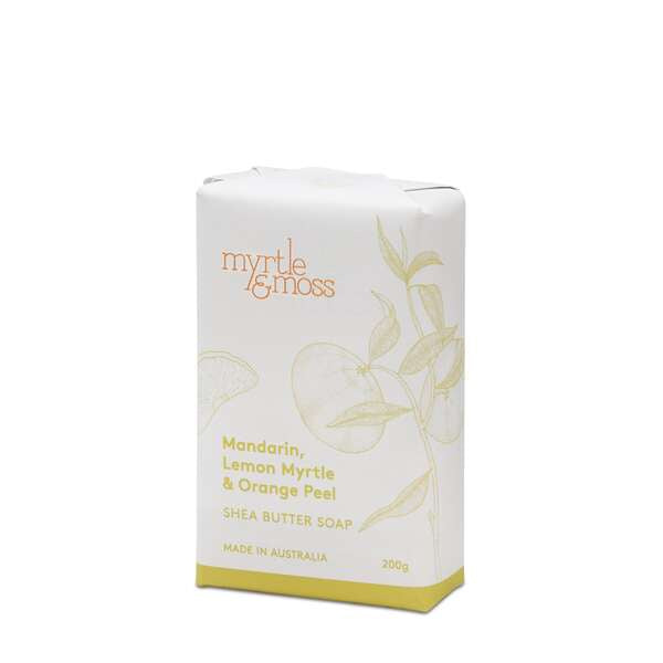 mandarin orange and lemon soap bar