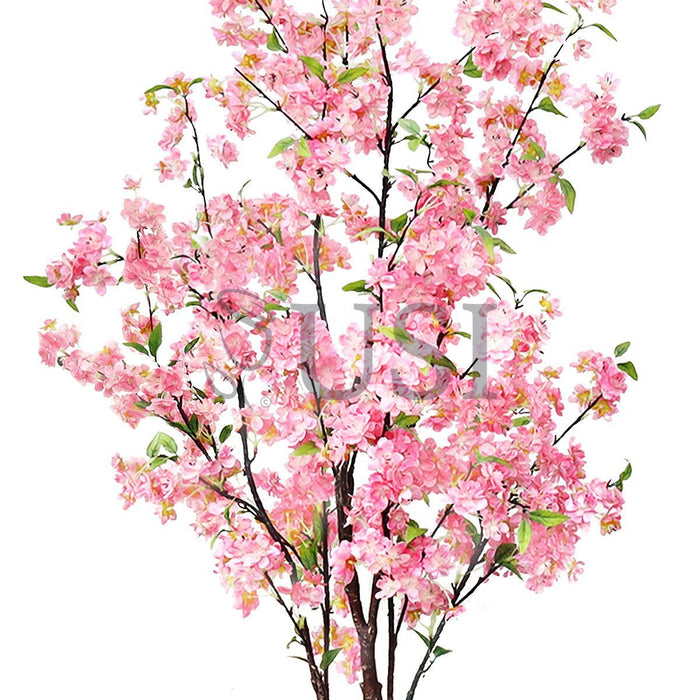 Natural Cherry Blossom Flower Tree Potted, 4.5ft, Pink