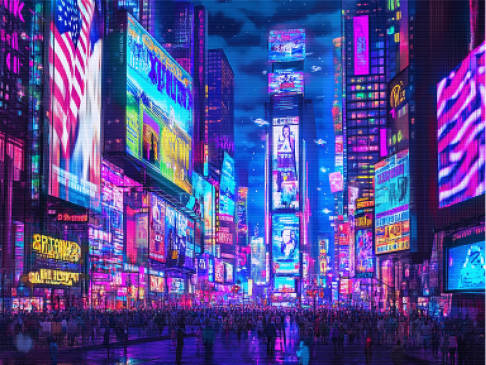 Neon Nights in Times Square