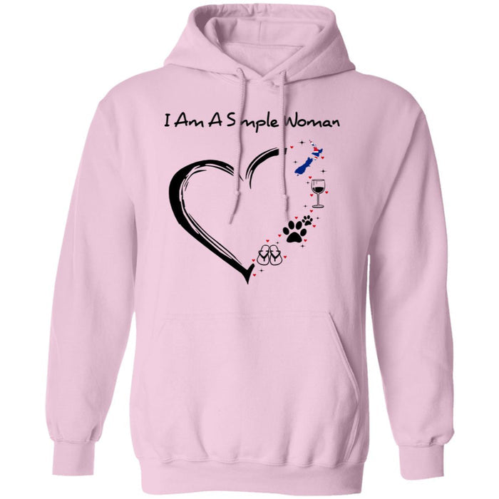 New Zealand I'm A Simple Woman Hoodie - Hoodie Teezalo