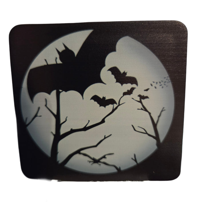 Night Lights - Custom Made for Our Shoppe - White Squirrels, Graceful Black Bats: Nature's nighttime guardians in artistic detail and  Looking Glass Falls