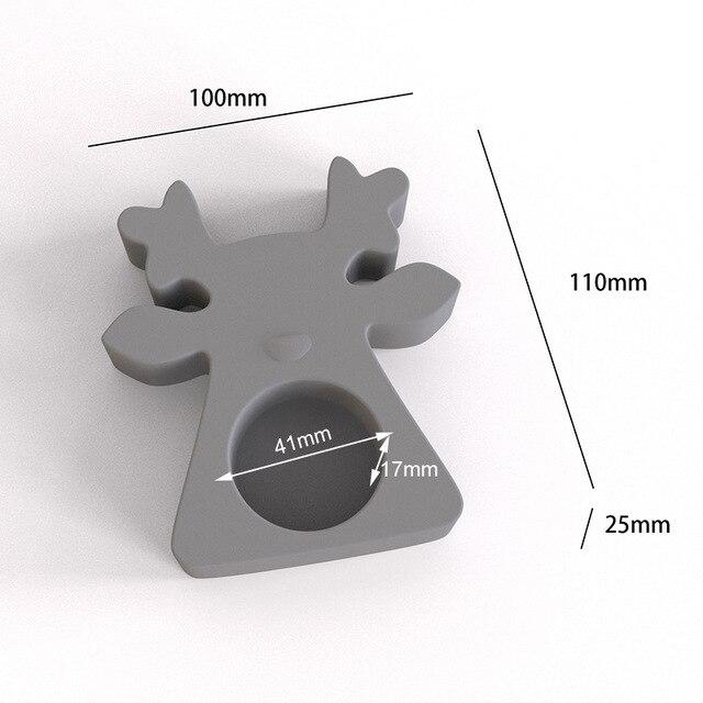 Noel candle holder silicone mold - madmolds -