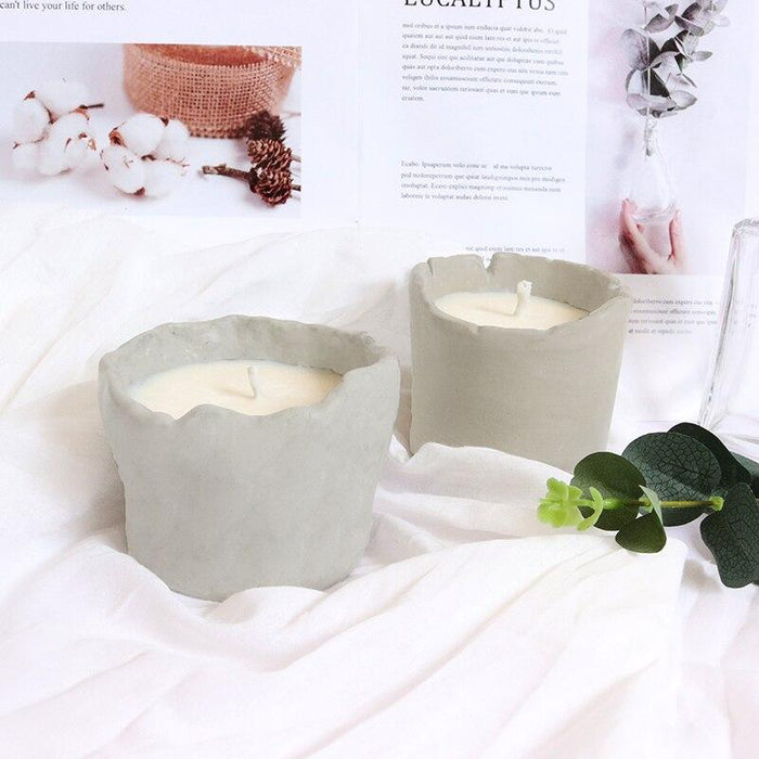"Nollon" Candle holder silicone mold - madmolds -