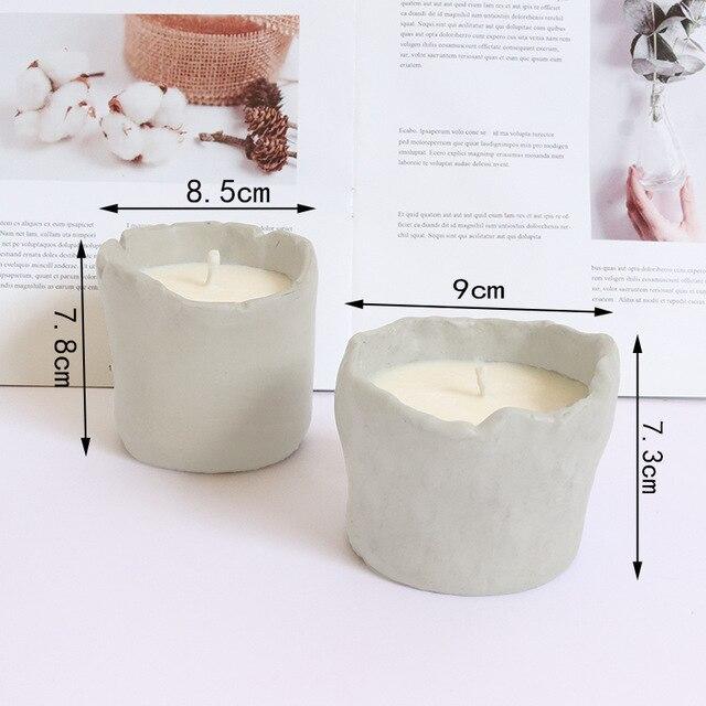 "Nollon" Candle holder silicone mold - madmolds -