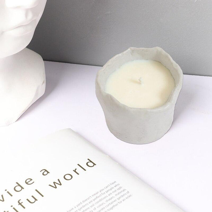"Nollon" Candle holder silicone mold - madmolds -