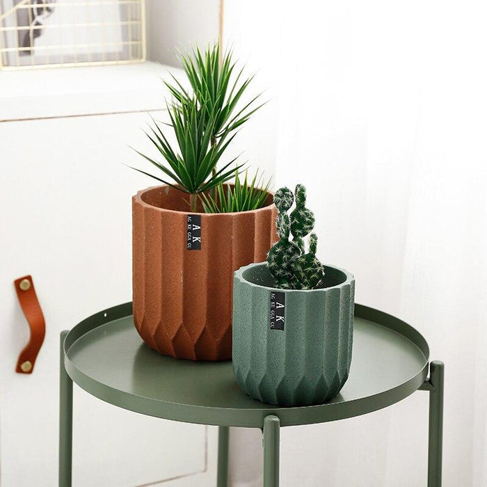 "Obelisk" flowerpot silicone mold - madmolds -