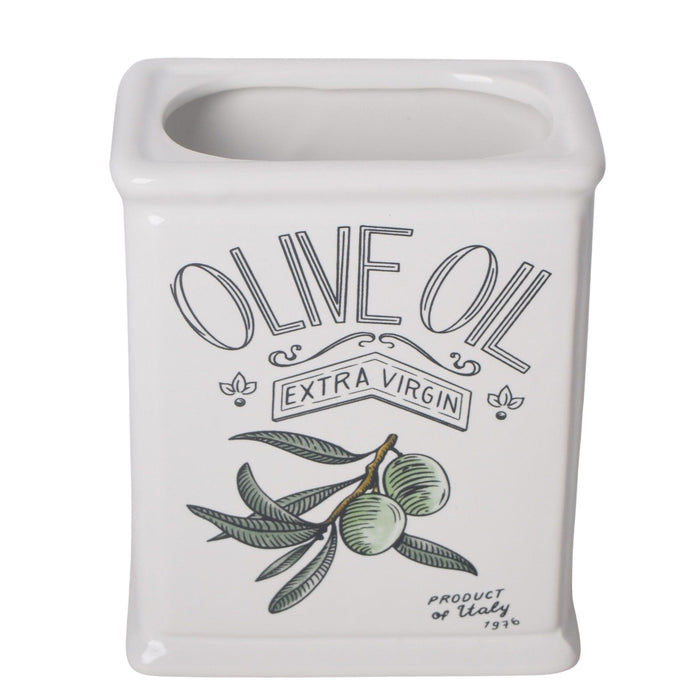 Olive Oil Classic Vessel White 14cm