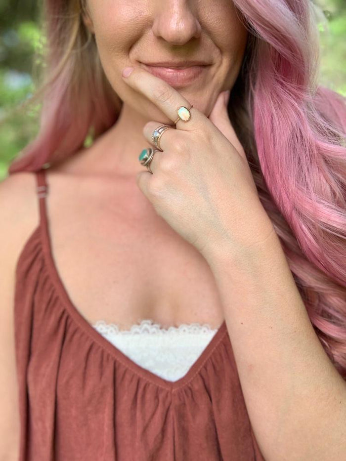 Opal Statement Ring - The Catalyst Mercantile