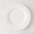 HG Original 10" creamy white ceramic salad plate with clean edges.