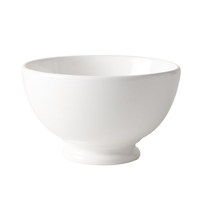 HG Original creamy white ceramic footed bowl, 6.5" diameter, rounded shape.