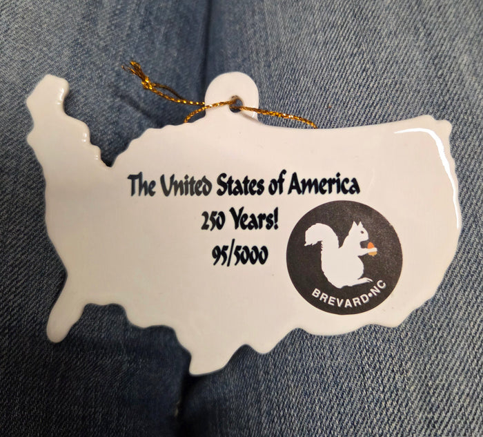 Ornament - Limited Edition 250 Years United States Celebration with Authentication