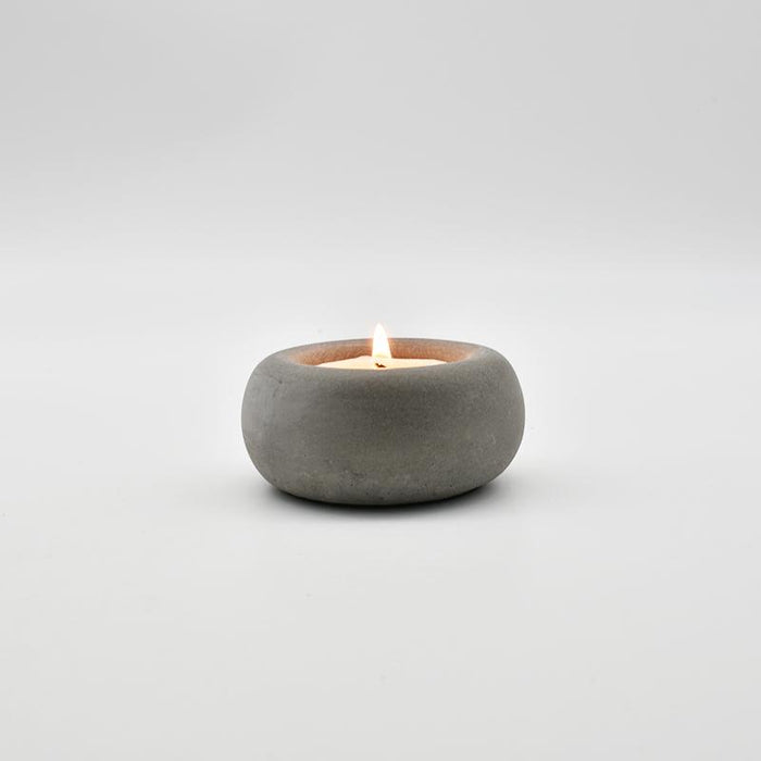 Oval concrete candle holder molds - madmolds - silicone mold