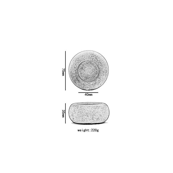 Oval concrete candle holder molds - madmolds - silicone mold