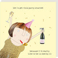 party started rosie made a thing card