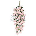 Peony Hanging Flower Cluster Bush x34, 48in, Blush Pink