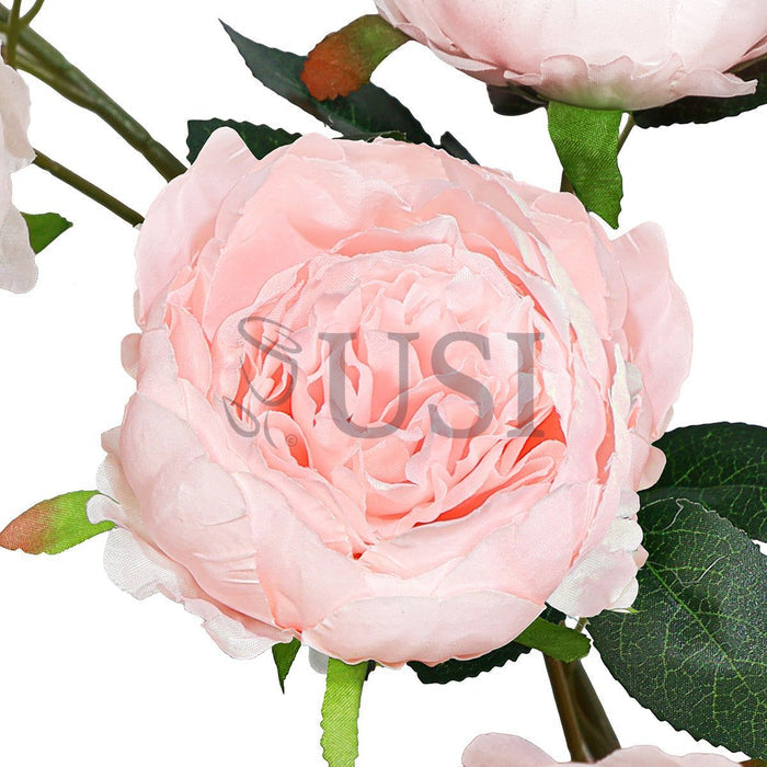 Peony Hanging Flower Cluster Bush x34, 48in, Blush Pink