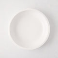 White ceramic Piatto Riso Small Serve Bowl, 11.75"Dia x 3"H, with a simple, sleek design.