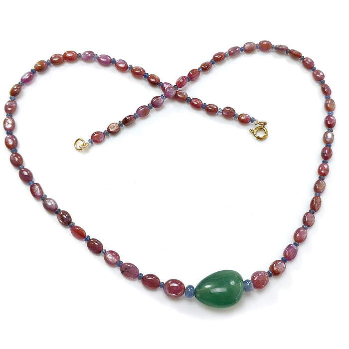 Sapphire Beads Necklace