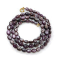 Pink Sapphire Beads Necklace