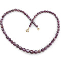 Pink Sapphire Beads Necklace