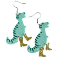 fun dinosaur ear rings