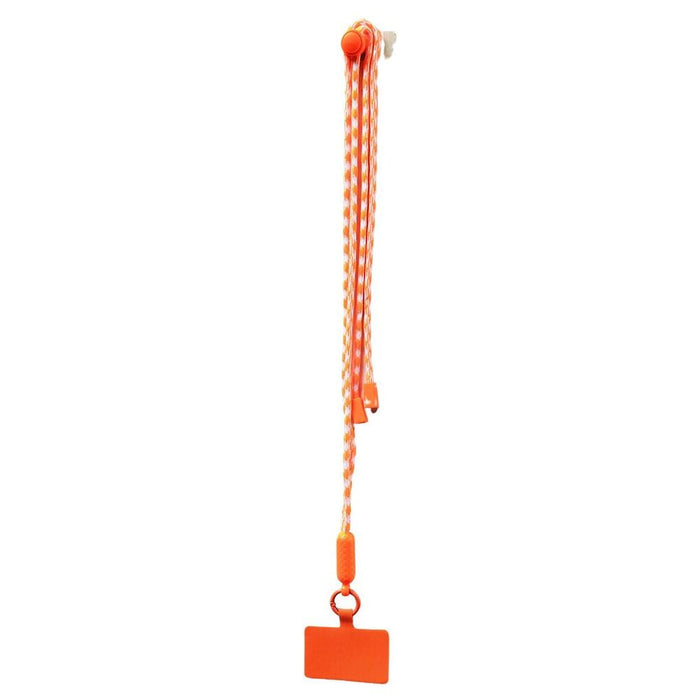 orange rope phone lanyard holder