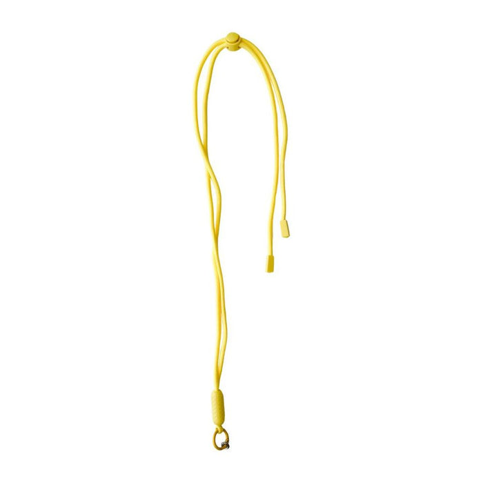 mobile phone lanyard holder yellow