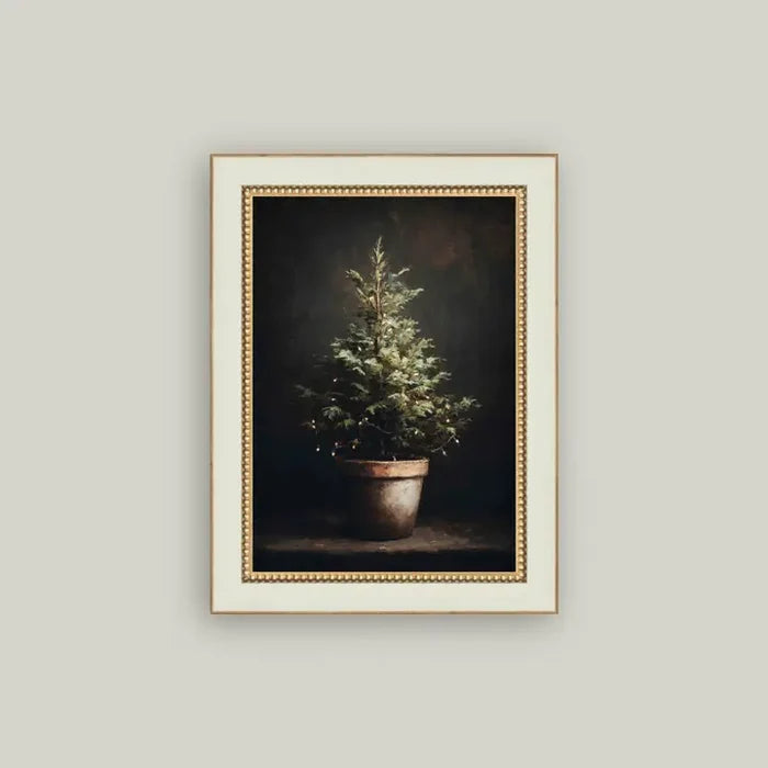 Potted Christmas Tree Art