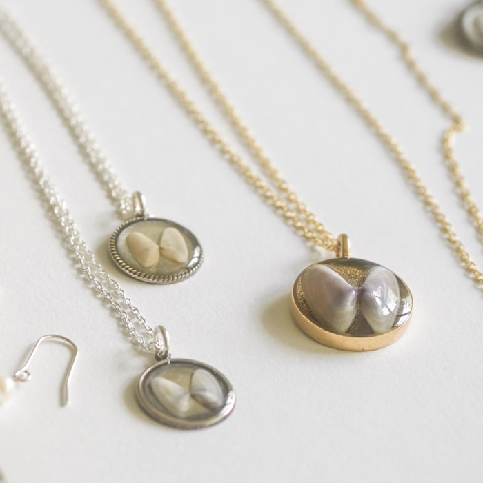 Protextor Parrish Collected Sanibel Shell Silver Pendants