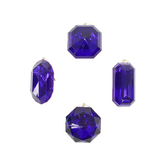 Purple Jewel Assortment Set, 4"