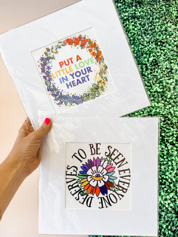 Put a Little Love in Your Heart Art Print