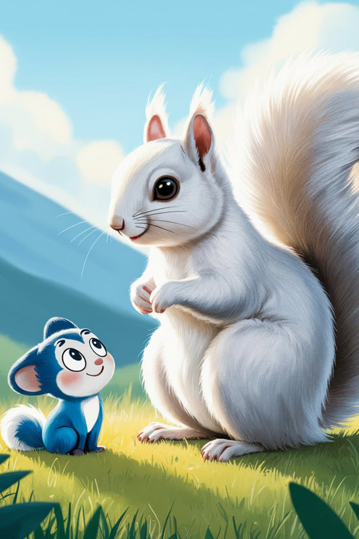 Puzzle - For Children - Best Day Ever:  White Squirrel Playdate - 12"x 18" - 35 Pieces